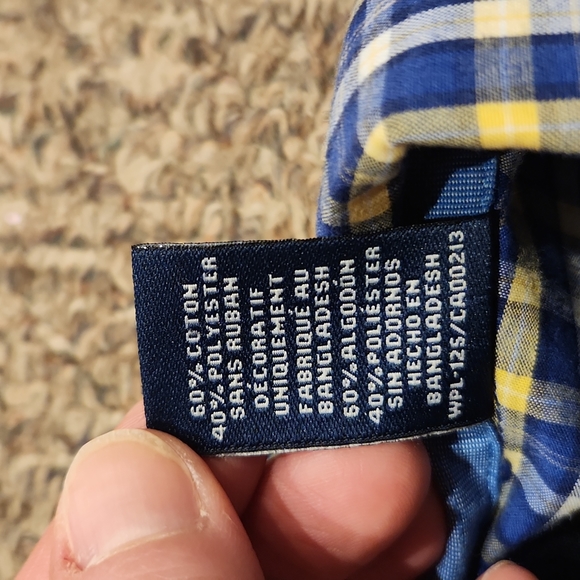 Men's Dress Shirt Bundle Size M George/Chaps/Beverly Hills Polo Club Plaids - Picture 8 of 14